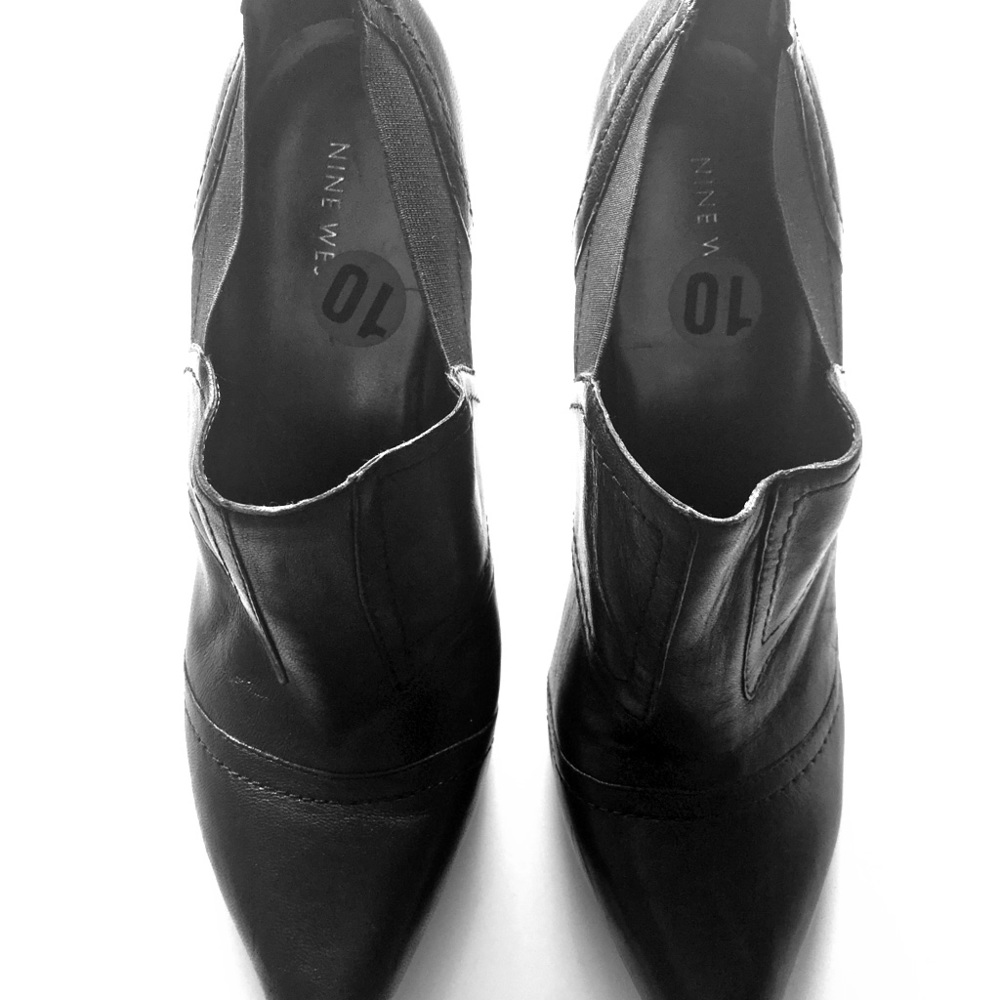 Nine West Black Ankle Boots Size 10